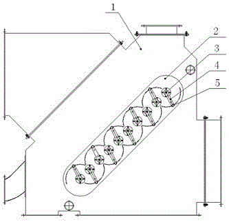 一种用于空气物料分选机的导料板角度外部调节装置的制作方法
