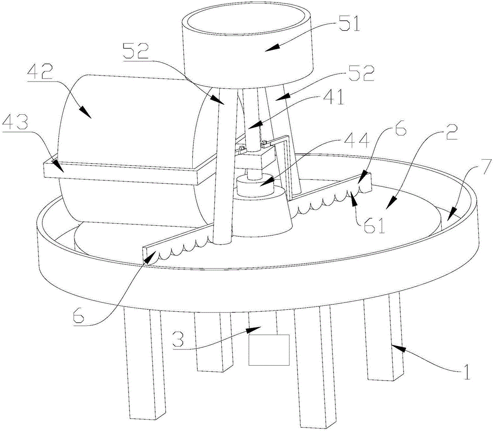 电动石碾的制作方法