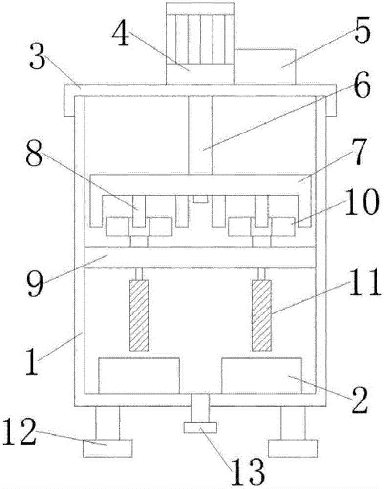 一种学生用实验室玻璃仪器清洗装置的制作方法