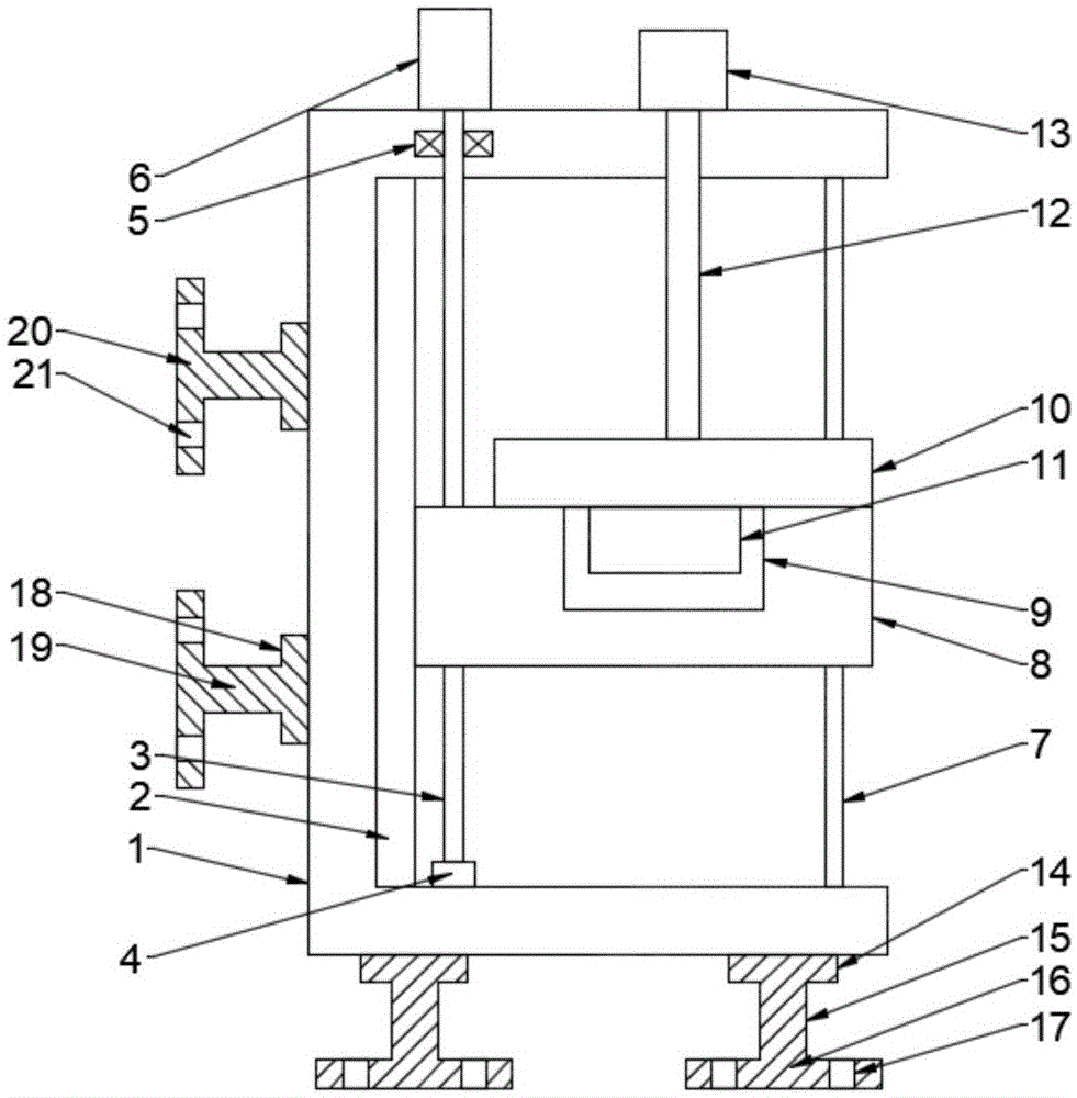 一种高度可调的电力金具模具的制作方法