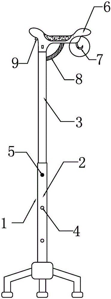 一种医院护理用多功能输液架的制作方法