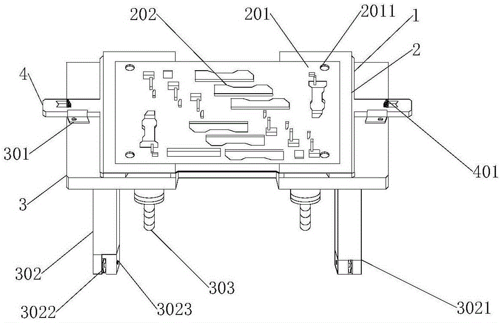 一种PFC裁切软板顶升脱离冶具的制作方法