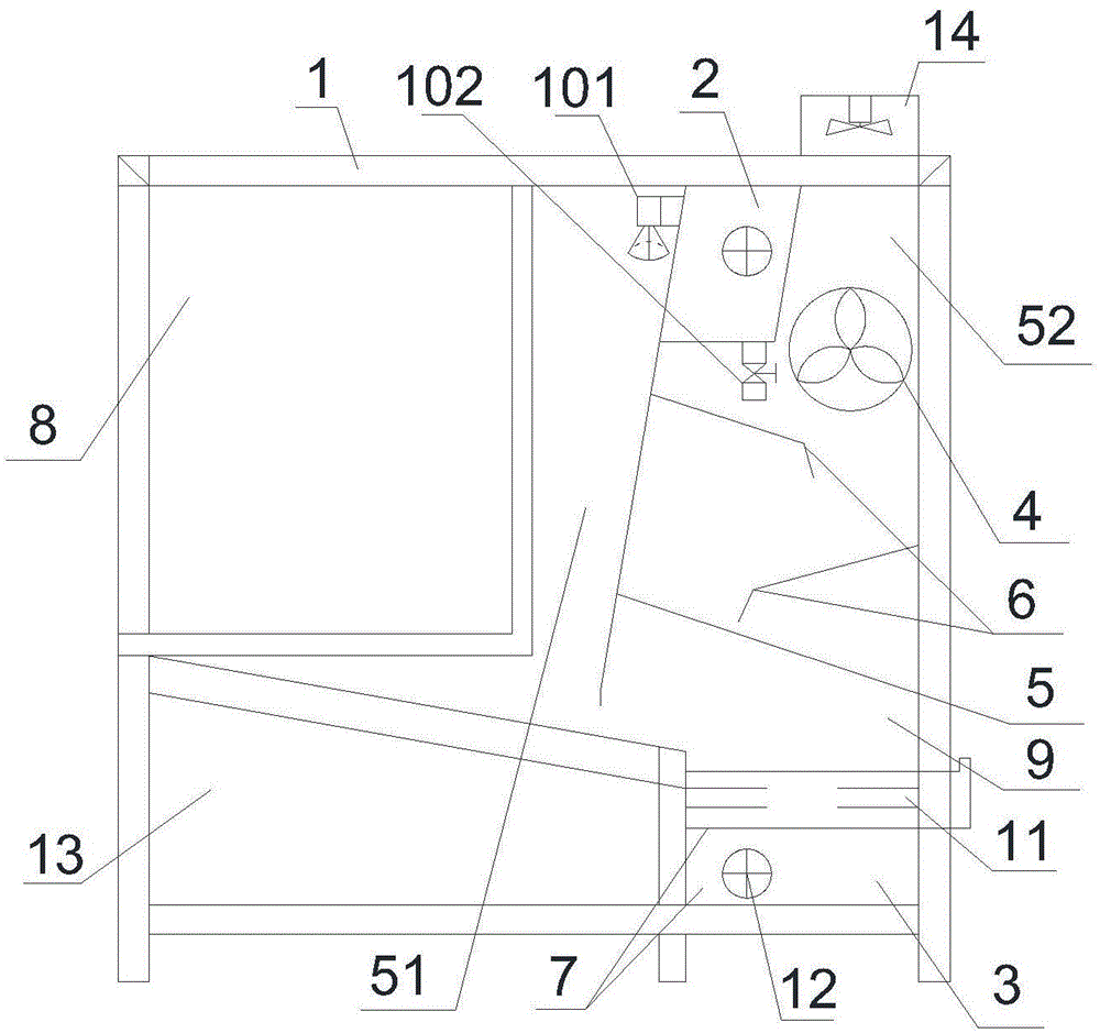 喷涂水帘柜的制作方法