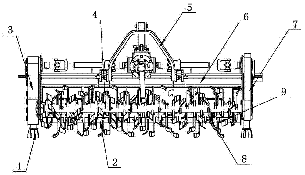 一种侧边传动旋耕机及其旋耕方法与流程