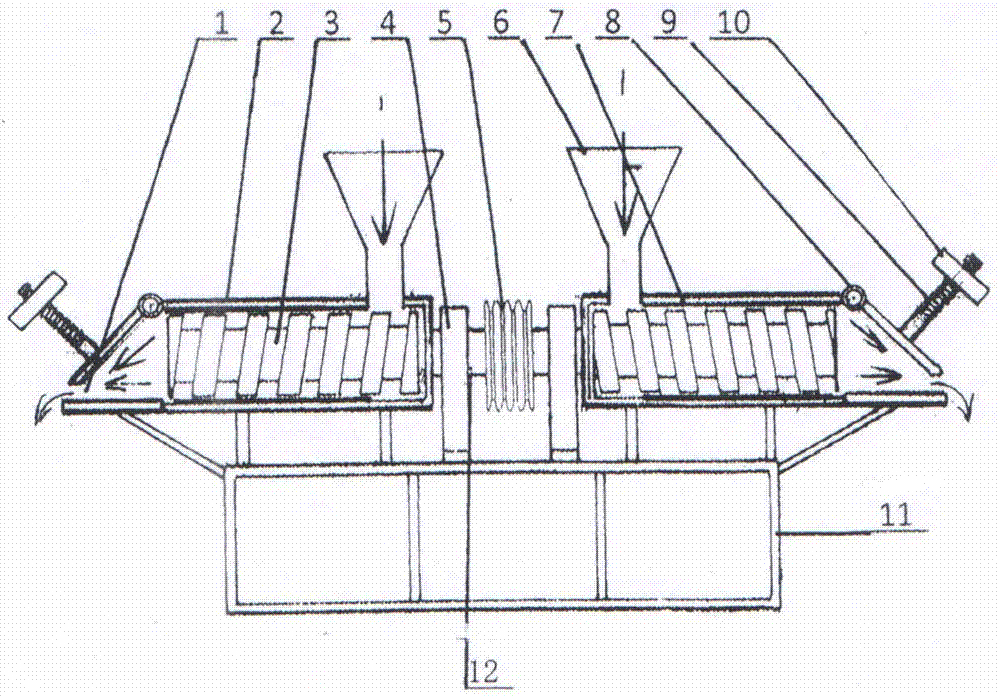 对称式家用碾米机的制作方法