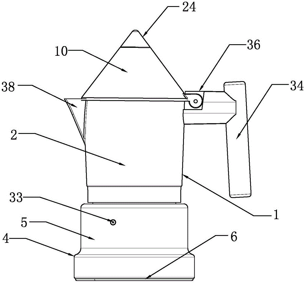 一种节能摩卡壶的制作方法