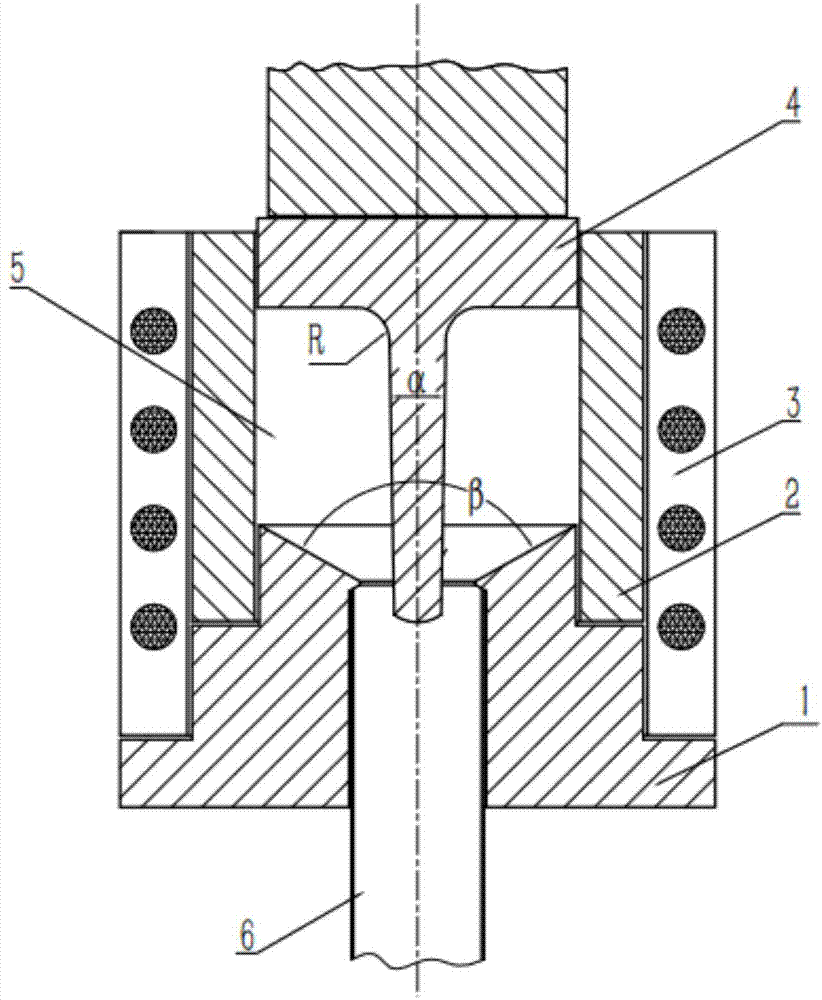 金属复合管的热挤压成型模具及制备金属复合管的方法