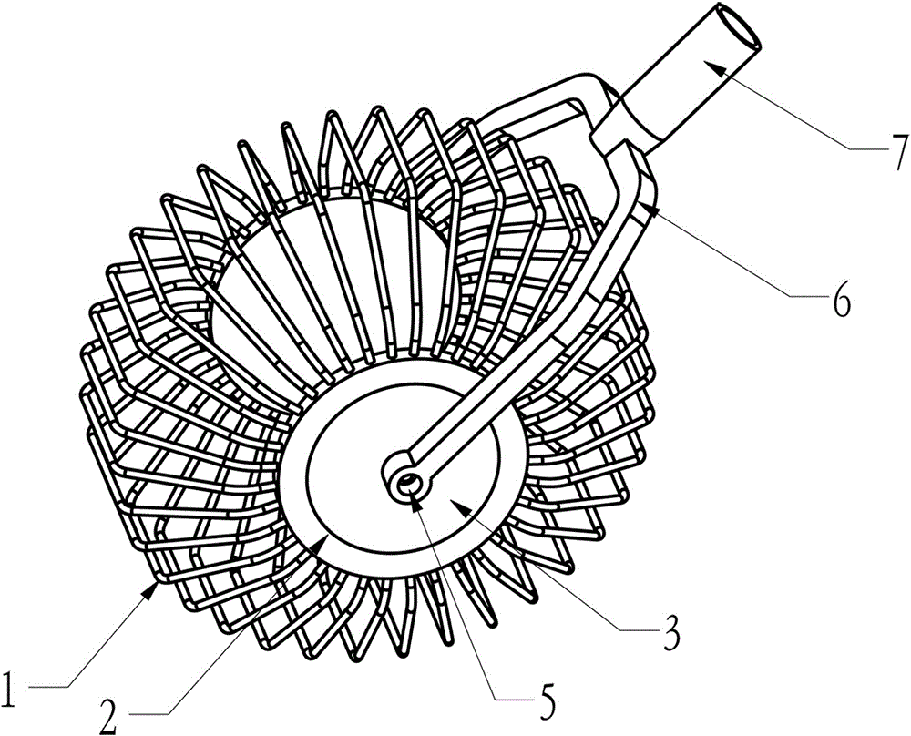 弹性轮板栗拾取器的制作方法