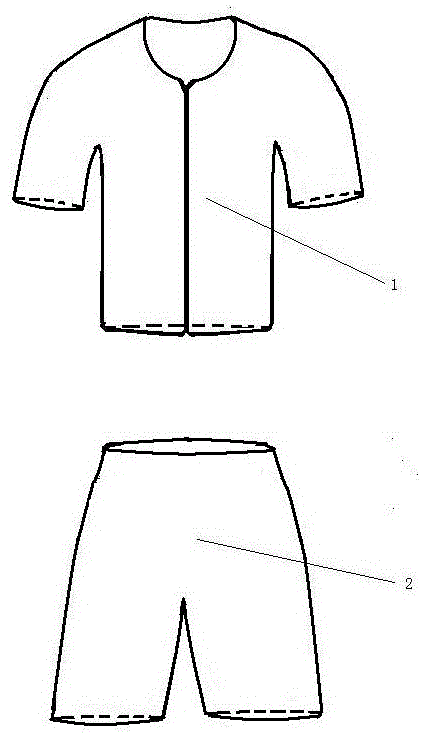 体育粘球衣的制作方法