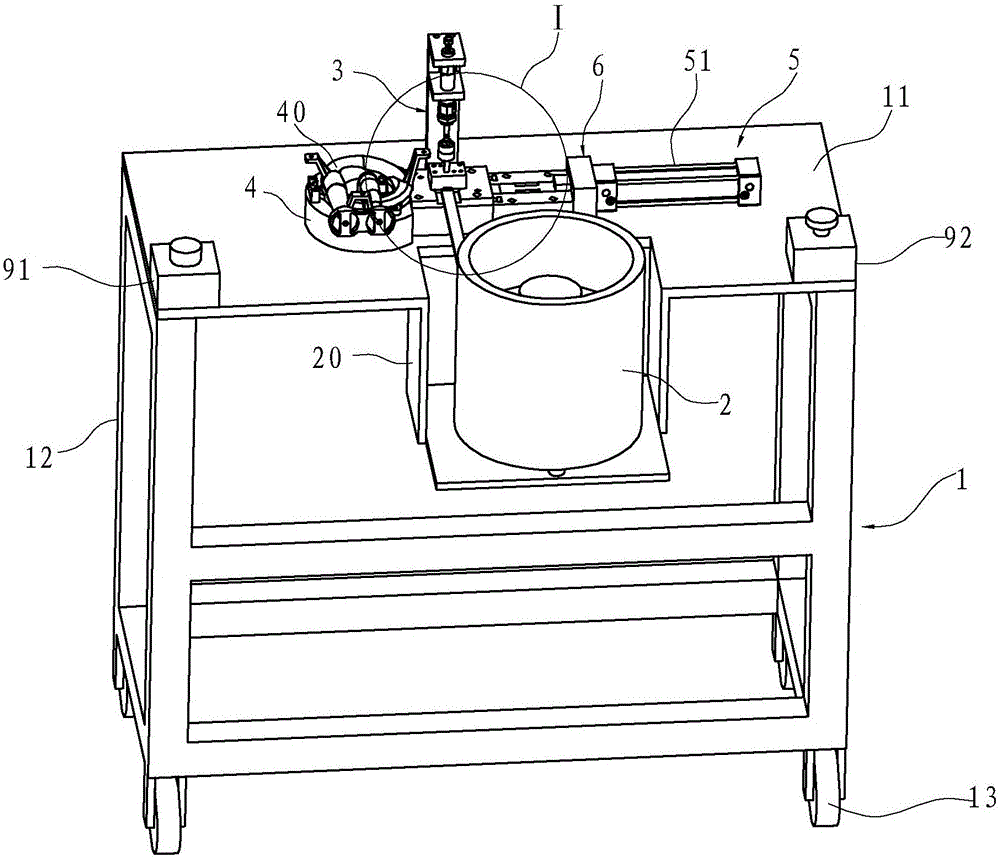 一种燃气灶用燃烧器热电偶的装配工装的制作方法