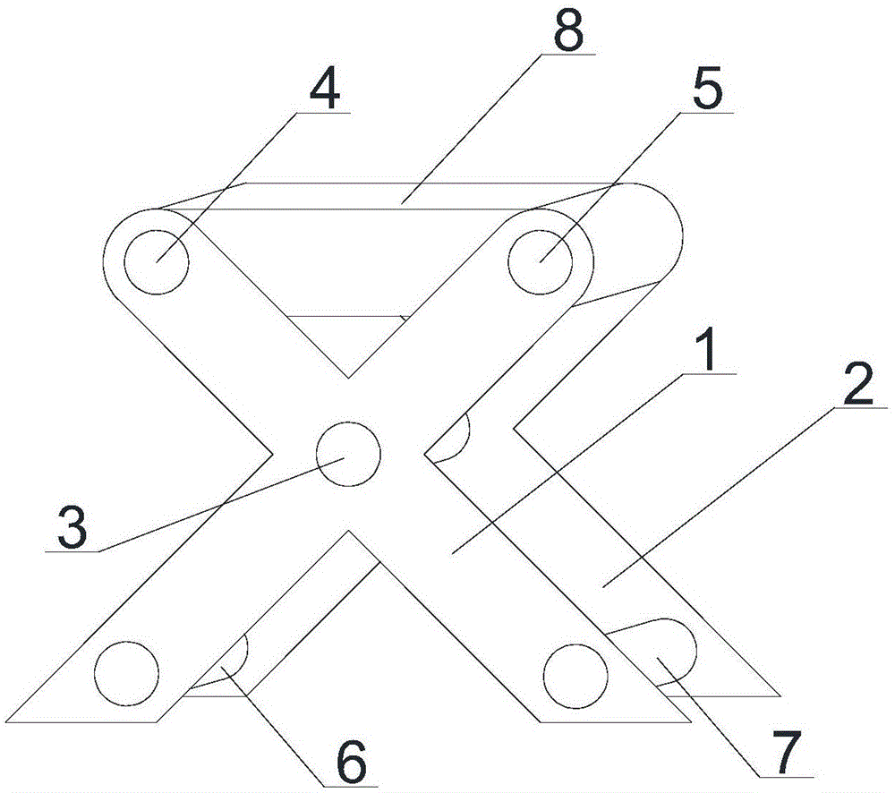 一种X字型分体式支撑梁龙门桁架的制作方法