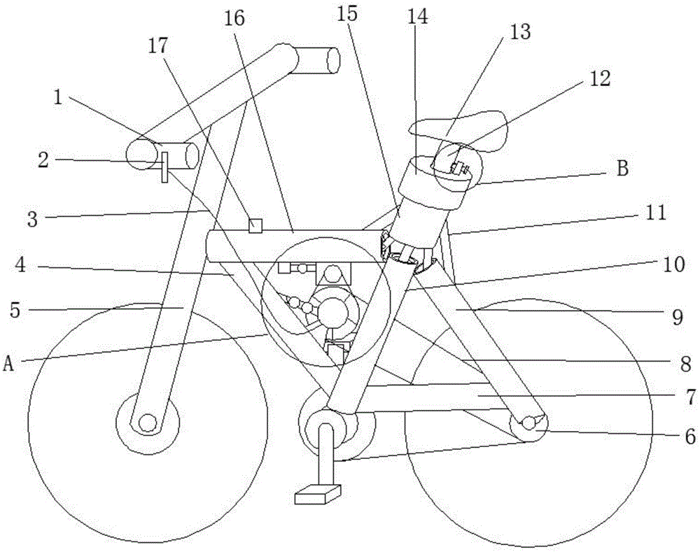 一种新能源气动助力自行车的制作方法
