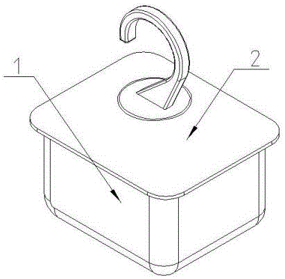 一种挂式方形僵蚜保存释放盒的制作方法