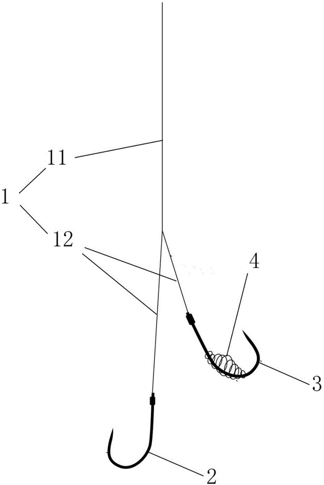 一种诱钓子线的制作方法