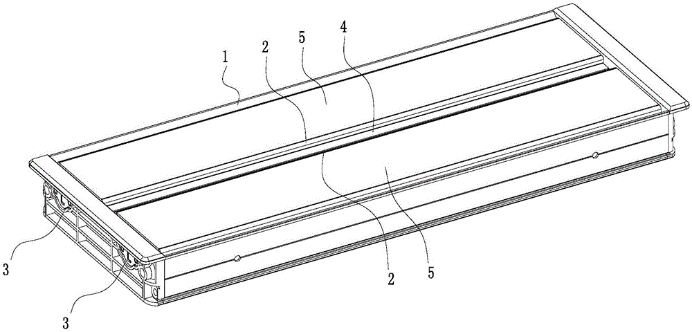 一种双线盖中间出线的桌面翻盖线盒的制作方法