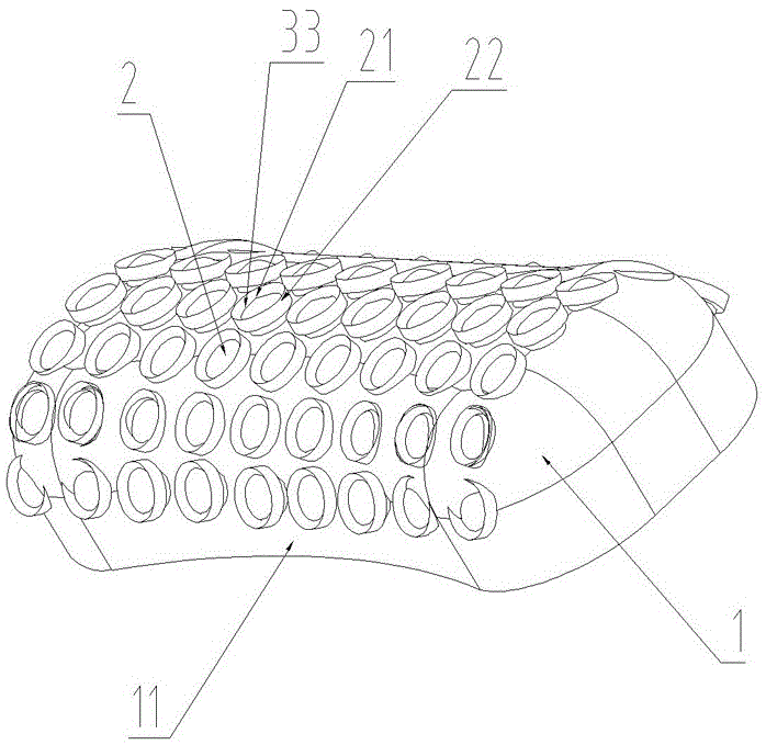 按摩乳胶枕的制作方法