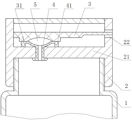 一种真空杯盖结构的制作方法