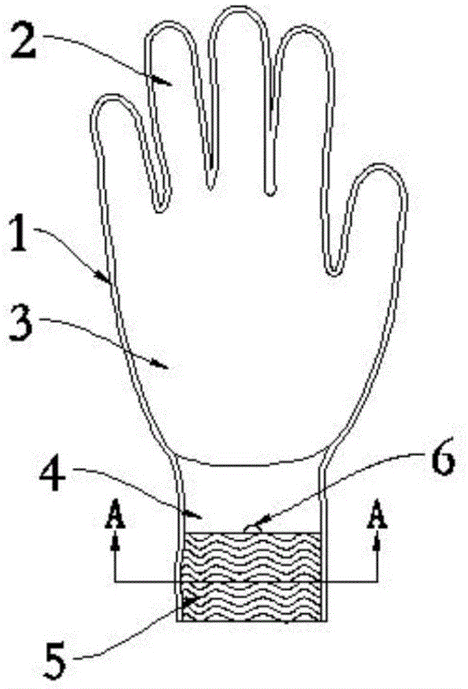 一种防静电的医用手套的制作方法