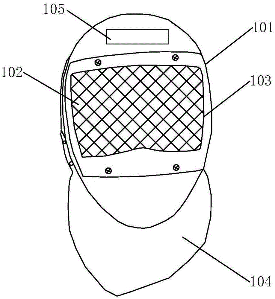 一种无线记分显示击剑面罩的制作方法