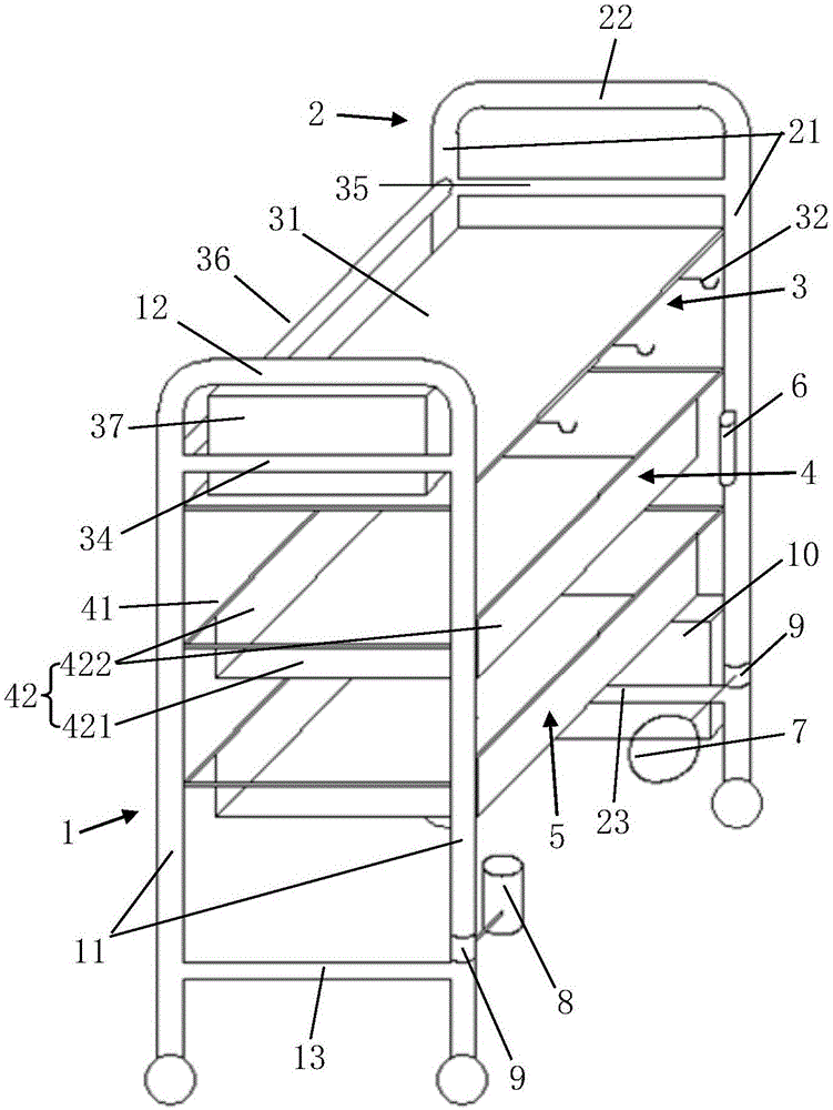 医用展示架的制作方法