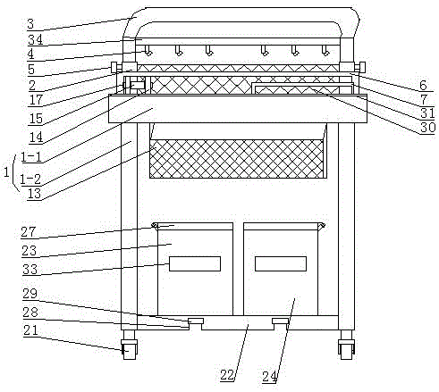 一种临床护理治疗车的制作方法