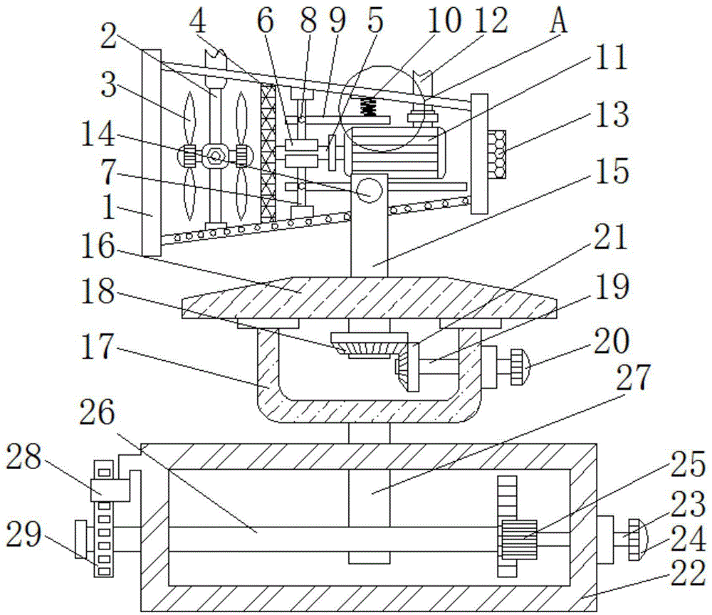 一种建筑工地专用除尘雾炮机的制作方法