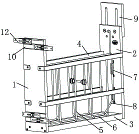 可调型阻尼式厨柜抽拉架的制作方法