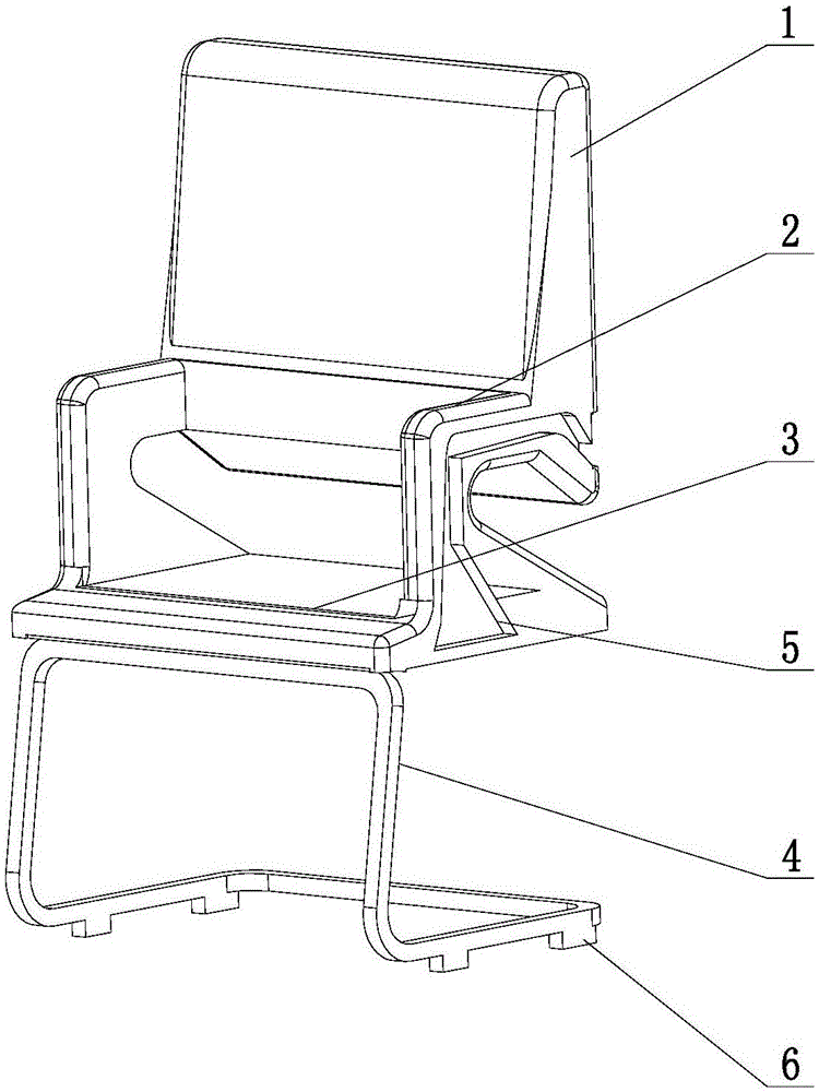 一种设有装饰条的座椅的制作方法