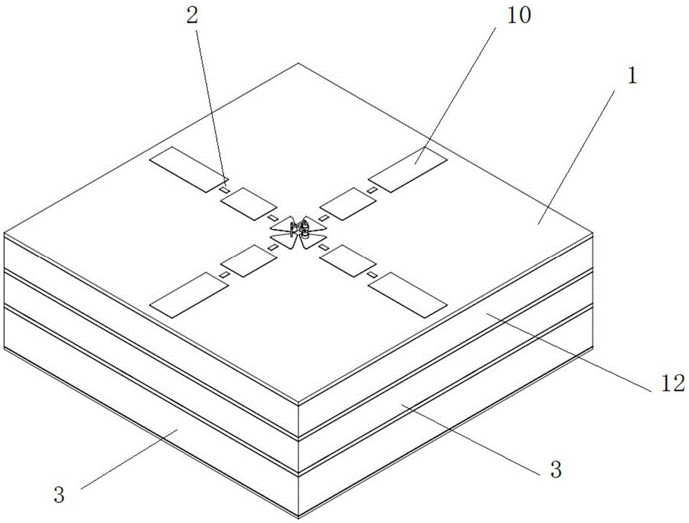 一种弹载小型化多频段可重构共形天线的制作方法