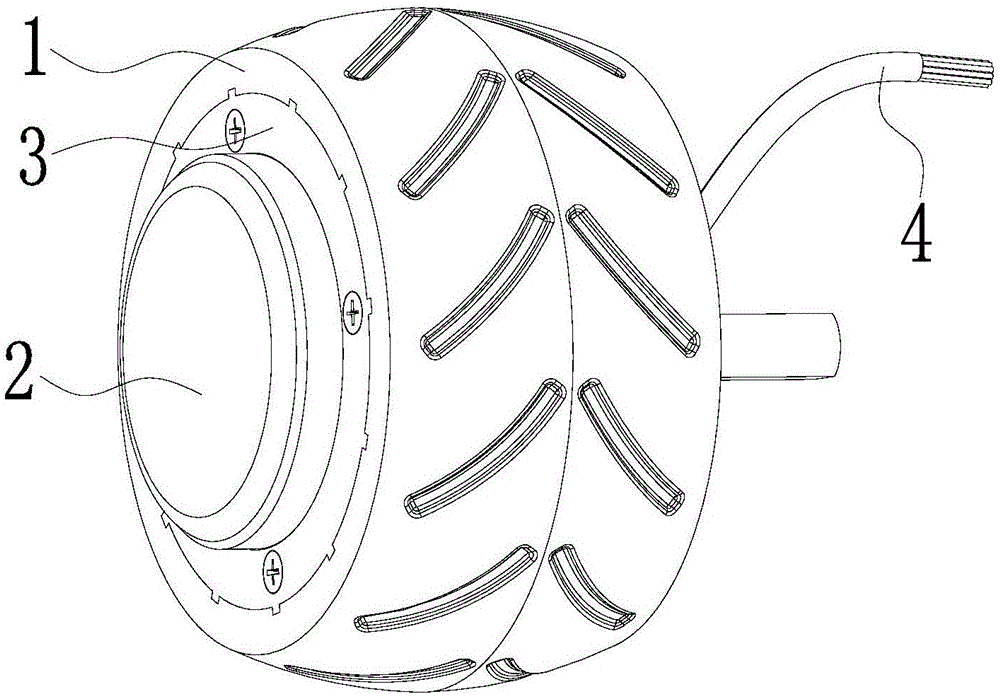 轮毂电机车轮及其轮毂电机的制作方法