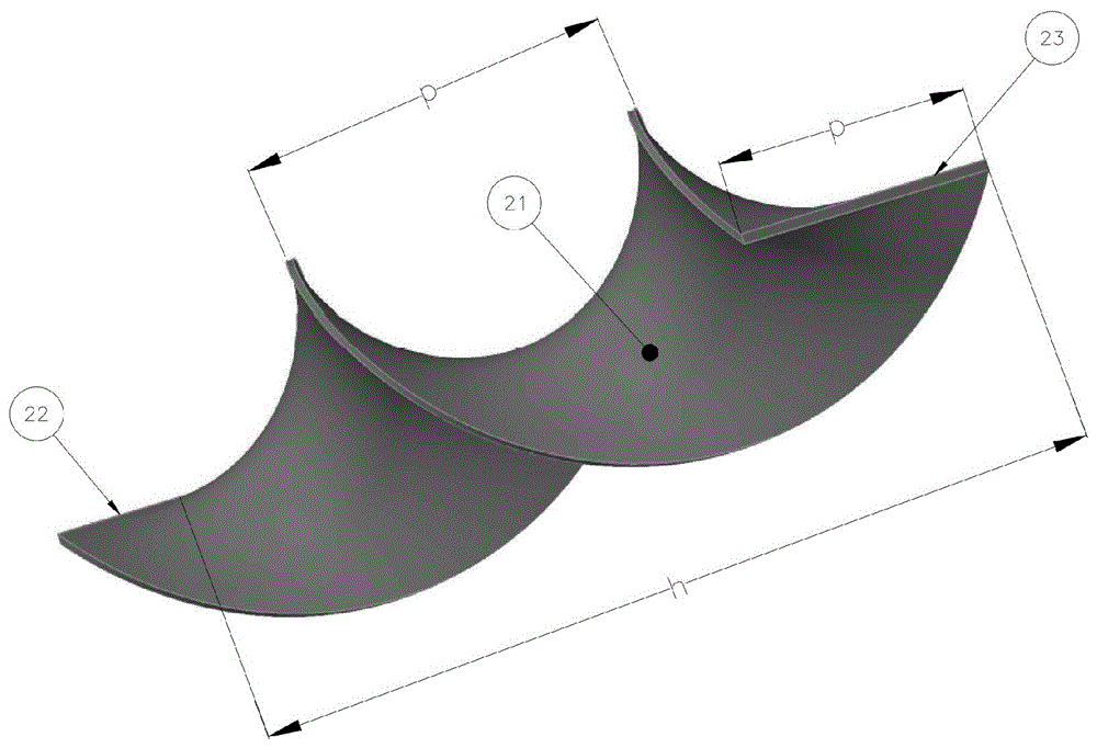 具有螺旋螺线形状的规整填料元件的制作方法