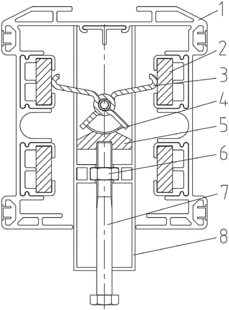 母线槽分接单元的插脚结构的制作方法