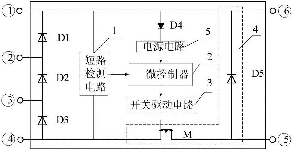 用于光伏电站的具有组件级短路保护的接线盒及控制方法与流程