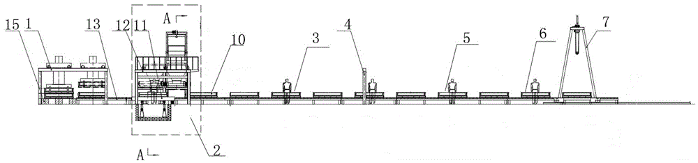 一种用于高铁桥面遮板的预制加工系统的制作方法