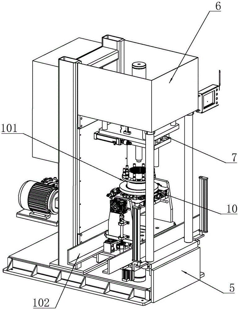 一种基于流水线生产的双向压装机的制作方法