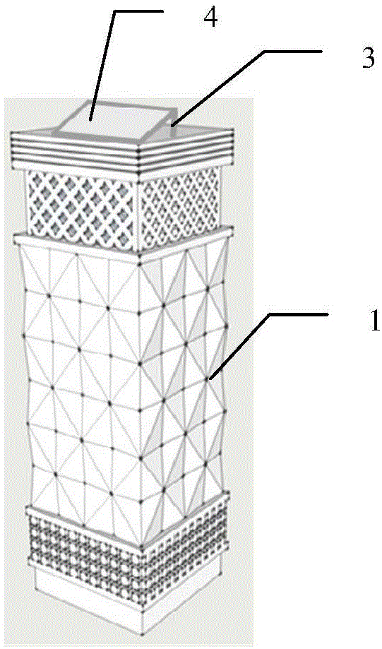 钢筋混凝土景观灯柱及其制作方法与流程