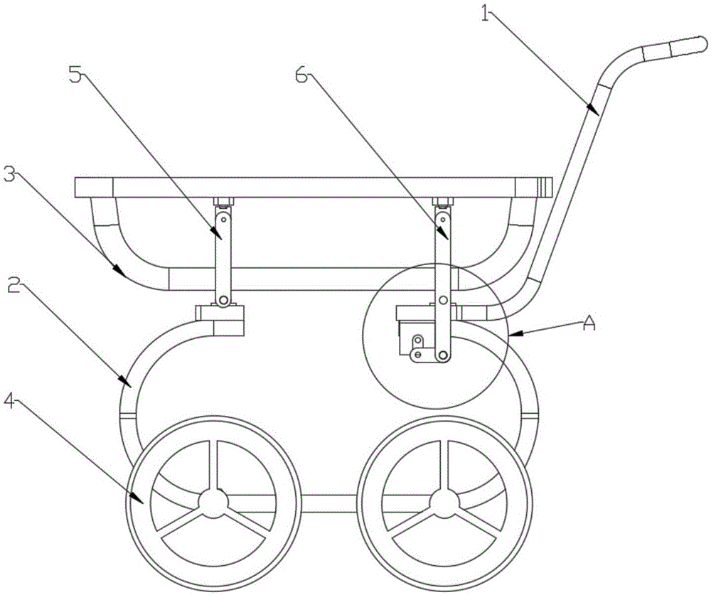 一种带有电动摇篮的童车的制作方法