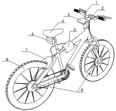 一种节能旅行自行车的制作方法