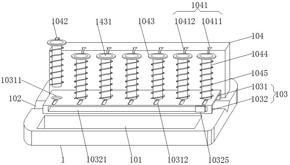 一种增加清洁度的牙刷分类存放盒的制作方法