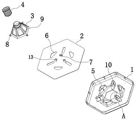 一种新型无边框飞碟灯的制作方法