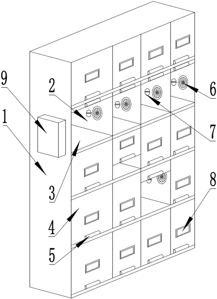 一种化学实验室试剂储藏柜的制作方法