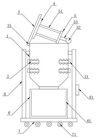 一种建筑物建筑废料处理装置的制作方法