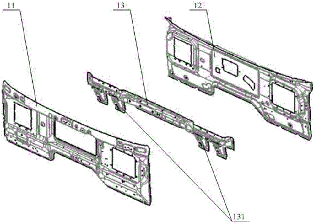 重型卡车及其前围总成的制作方法