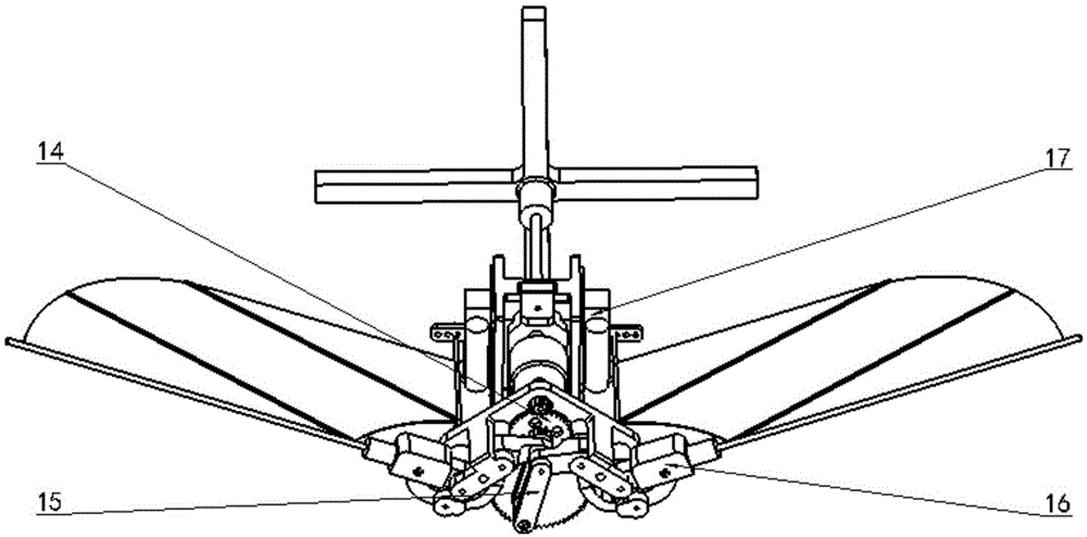 一种基于单曲柄双摇杆机构的微型仿生扑翼飞行器的制作方法