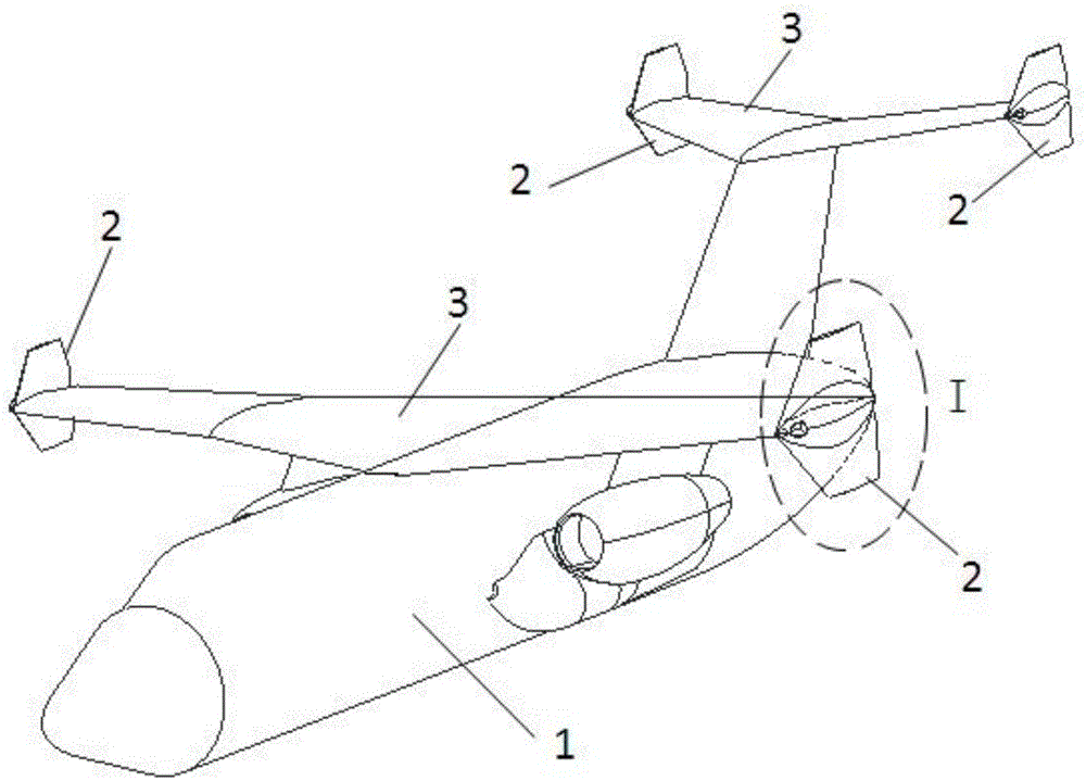 一种翼梢小翼式组合飞机的制作方法