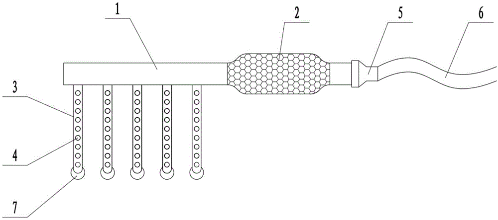 一种吹风梳子的制作方法