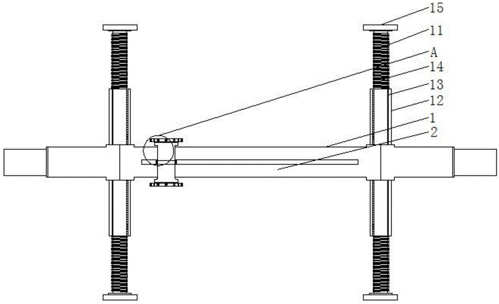 一种钢卷吊装传送夹具架芯的制作方法