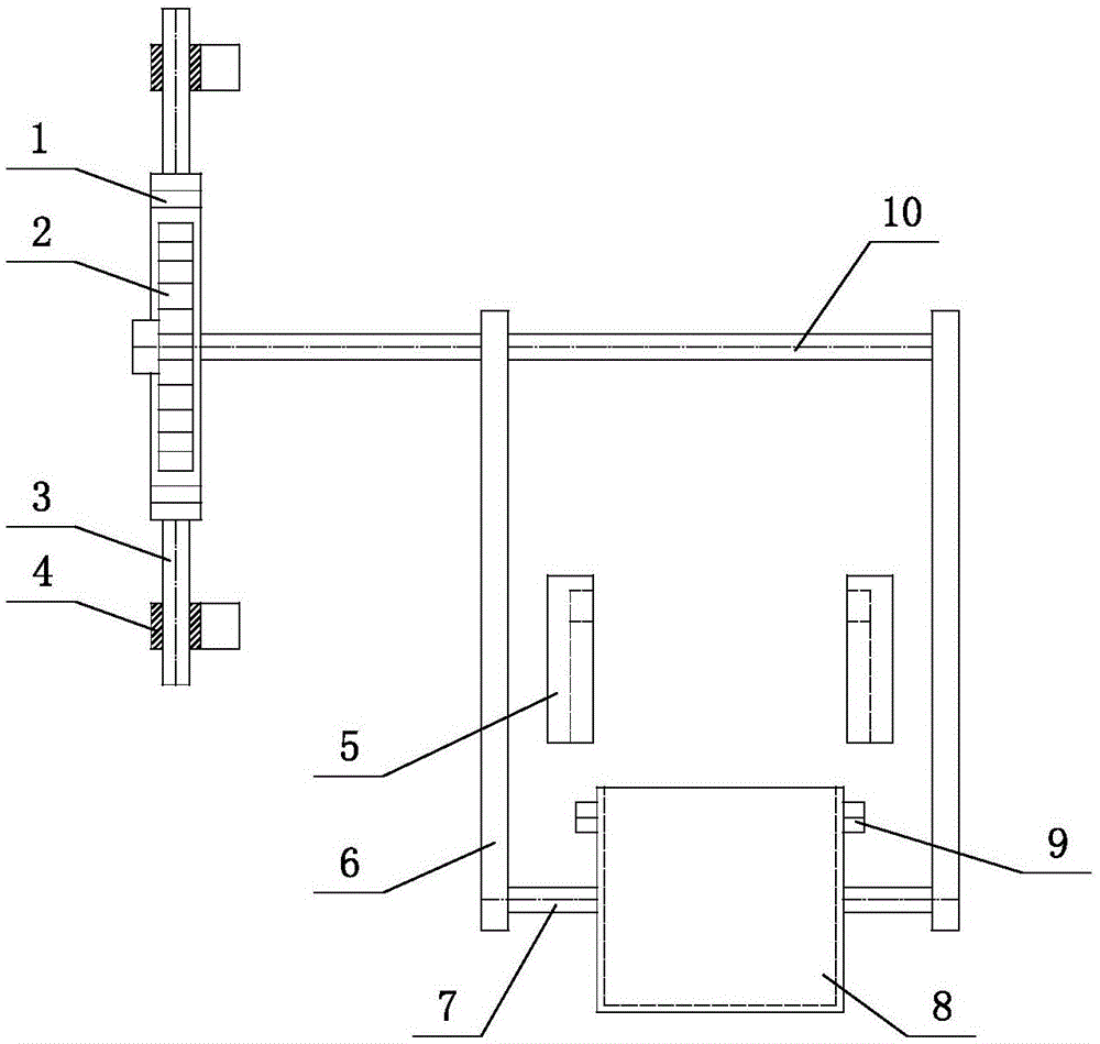 方便面篓出面的机构的制作方法