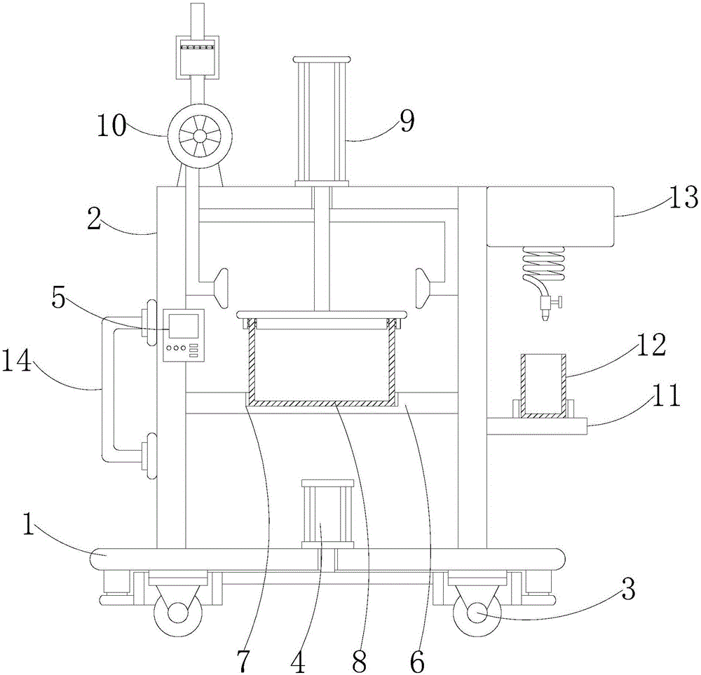 一种医用贮槽架的制作方法