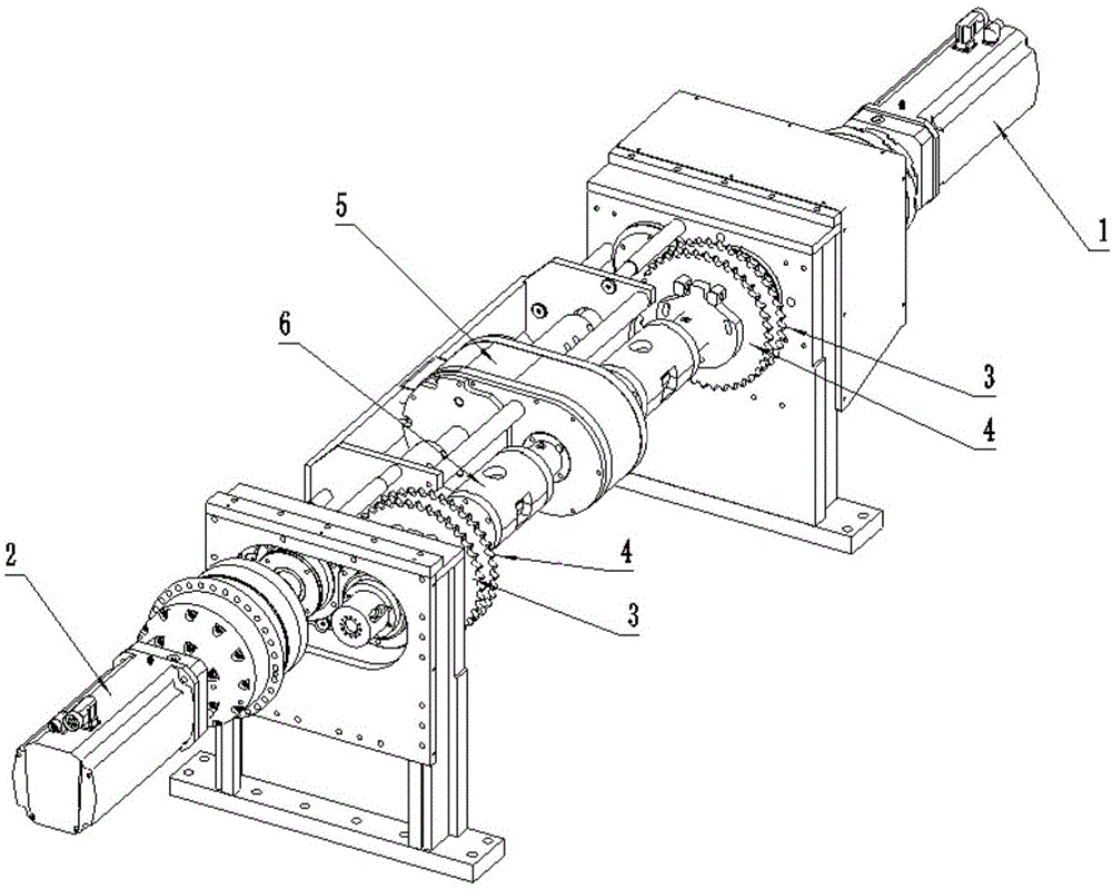 一种直列式灌装机驱动装置的制作方法